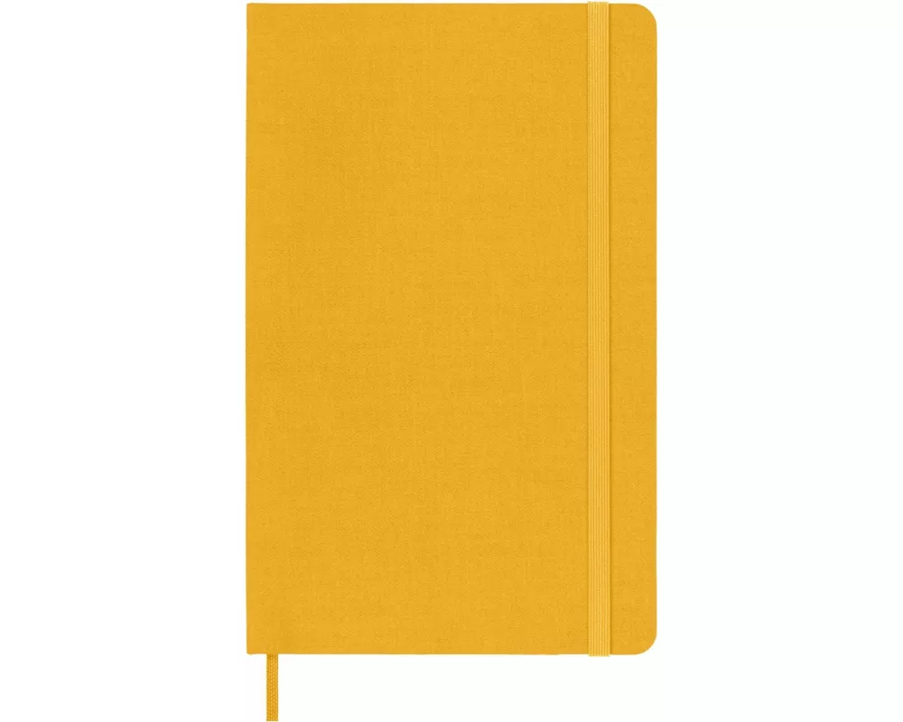 Moleskine Notizbuch - Color, Large/A5, Liniert, Stoffeinband, Orangegelb