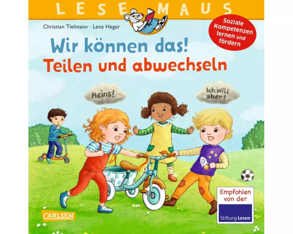 LESEMAUS 124: Wir können das! Teilen und abwechseln