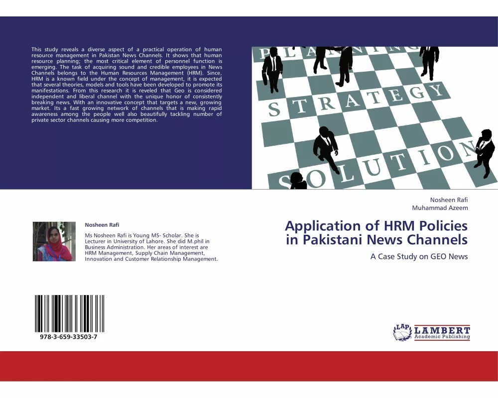 Application of HRM Policies in Pakistani News Channels