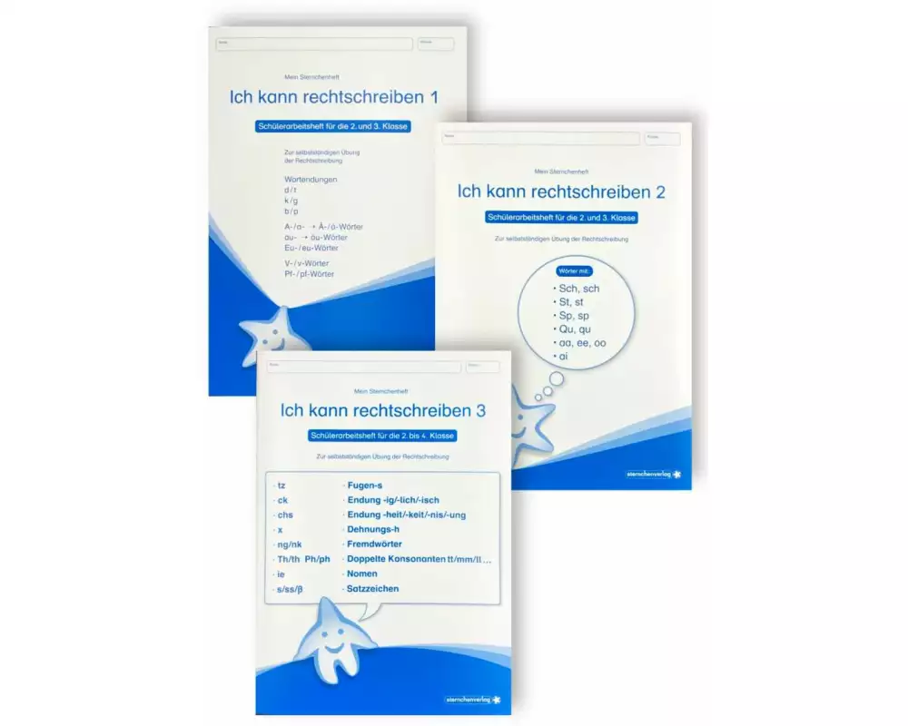 Ich kann rechtschreiben 1 bis 3 - Schülerarbeitshefte für die 2. bis 4. Klasse