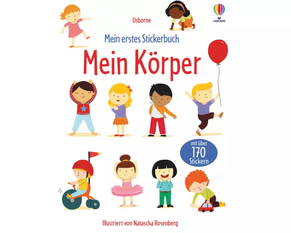 Mein erstes Stickerbuch: Mein Körper