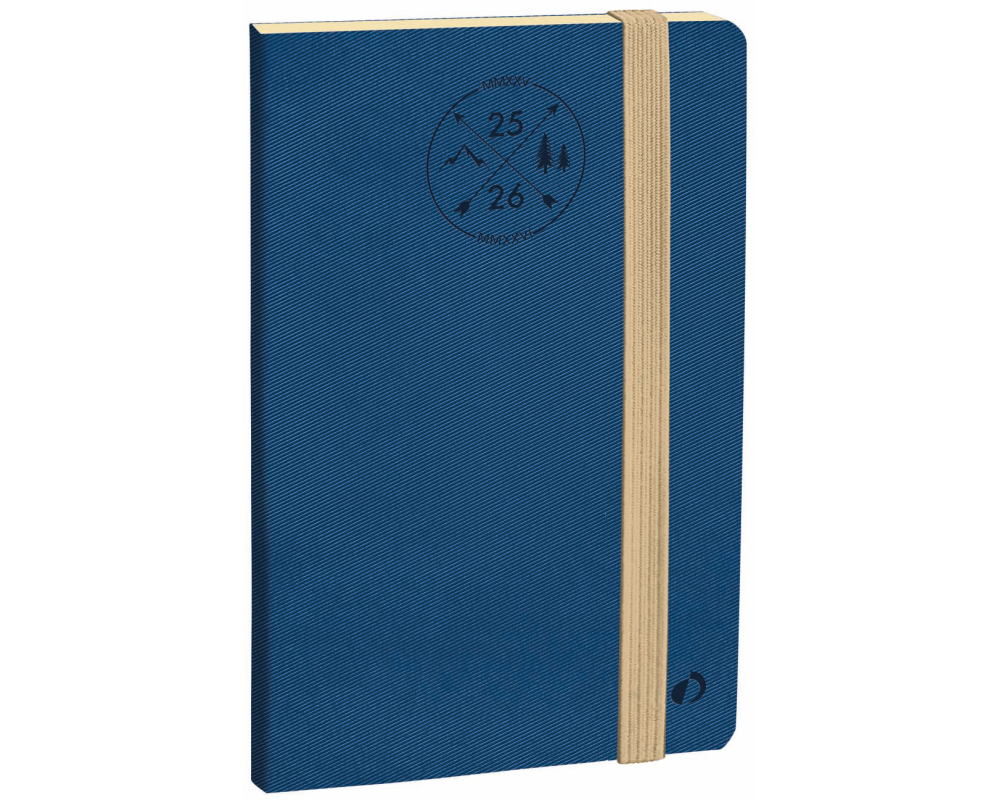 QUO-VADIS Horizontal 24 SD Everest 25/26 550008Q 1W/2S 16M blau ML 16x24cm