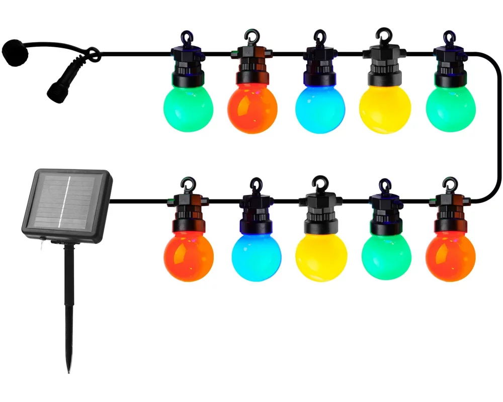 Sirius Lichterkette Lucas Solar 300 cm Bunt, Starter Set