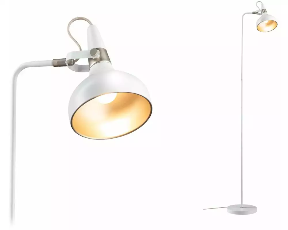 Paulmann Stehleuchte Neordic Juna E14, Weiss matt