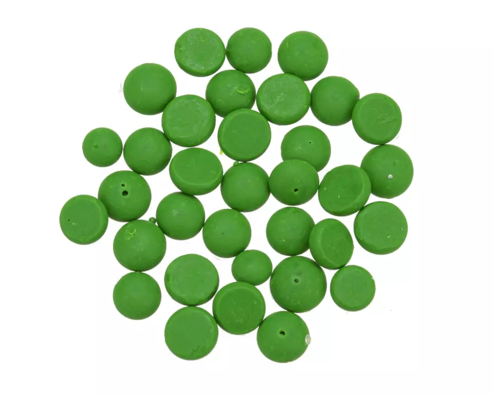 Glorex Wachsfarben in Pastillenform 5g, Neon Grün