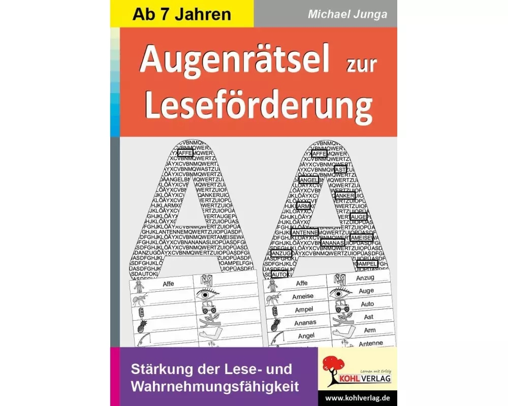 Augenrätsel zur Leseförderung