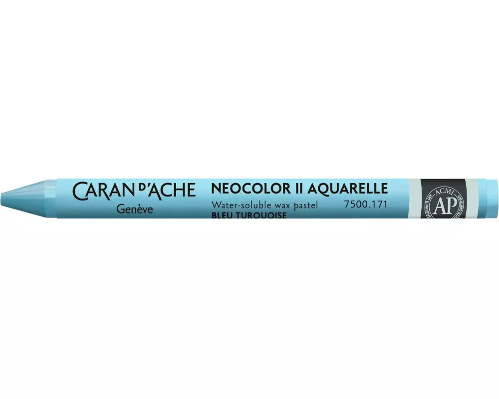 Caran d'Ache Wachsmalstifte Neocolor 2 wasservermalbar Türkis