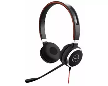 JABRA EVOLVE 40 UC Duo headset only with 3.5mm Jack without USB Controller headband discret boomarm