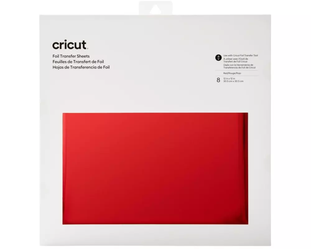 Cricut Transferfolie 30.5 x 30.5 cm Rot
