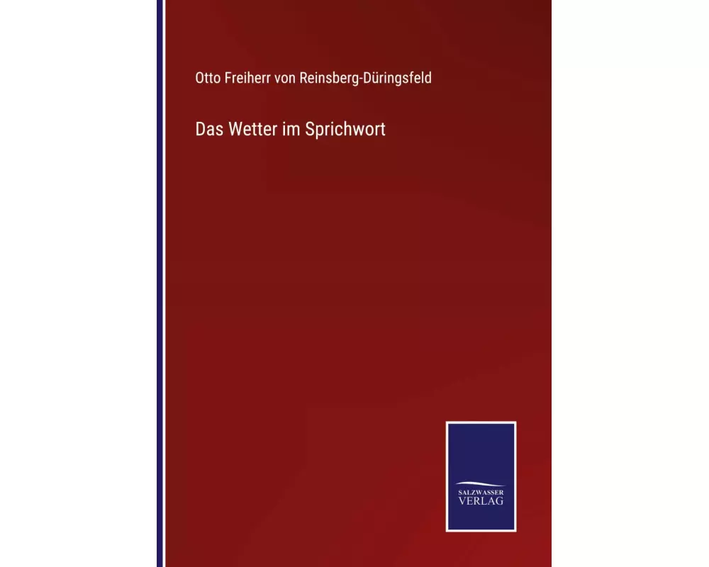 Das Wetter im Sprichwort