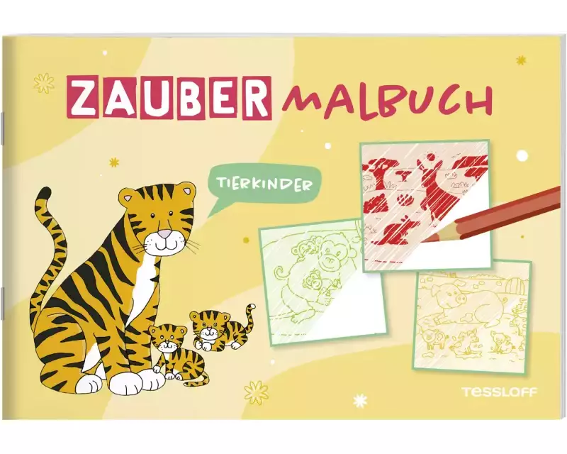 Zaubermalbuch. Tierkinder