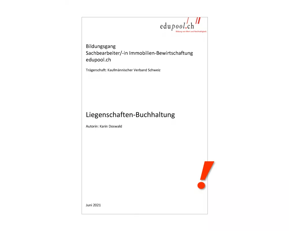 Modul Liegenschaften-Buchhaltung