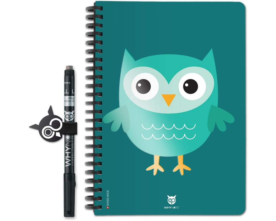 WHYNOTE Notizbuch A5 WNBOK017 starter-kit, Eule