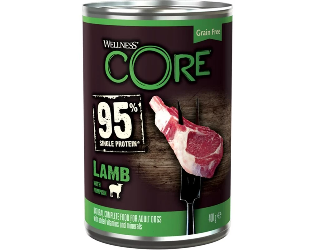 Wellness Core Nassfutter Lamm, Kürbis 400g