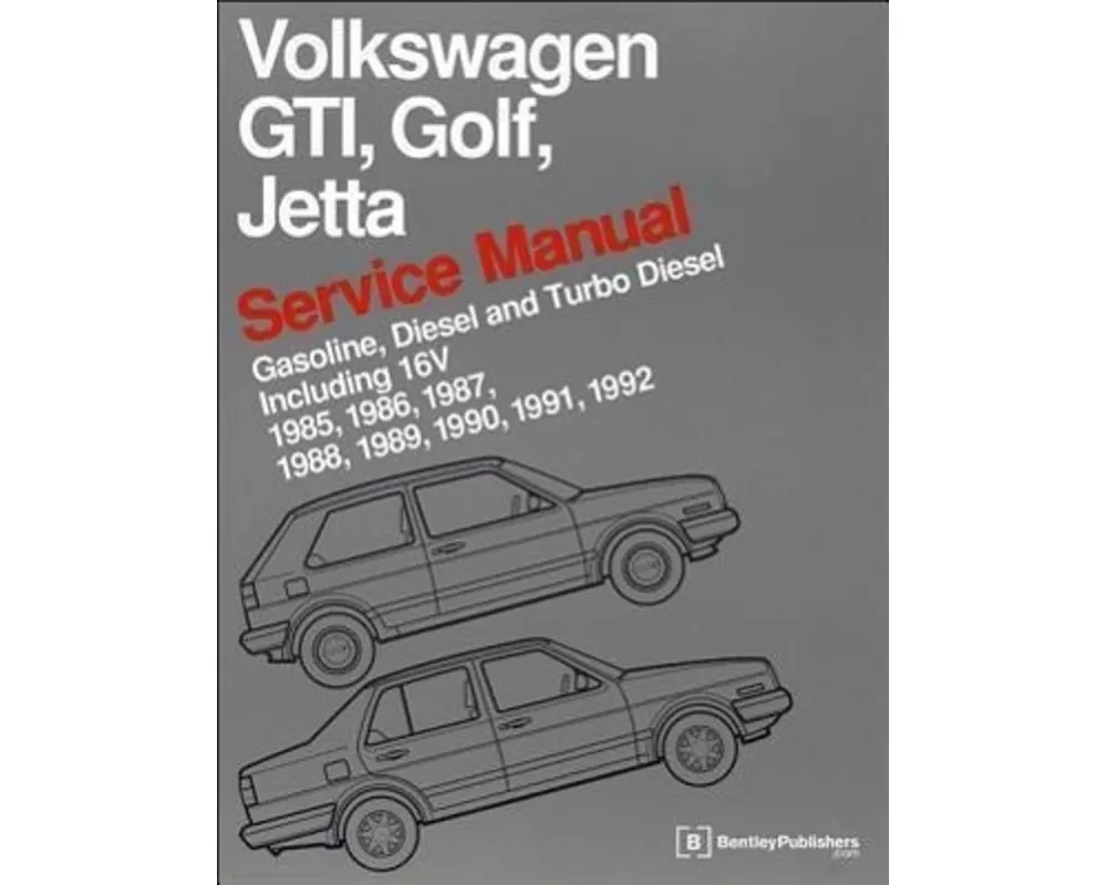 Volkswagen GTI, Golf, and Jetta Service Manual