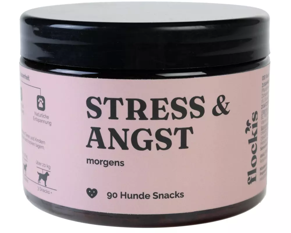 flockis Hunde-Nahrungsergänzung Angst und Stress 270 g