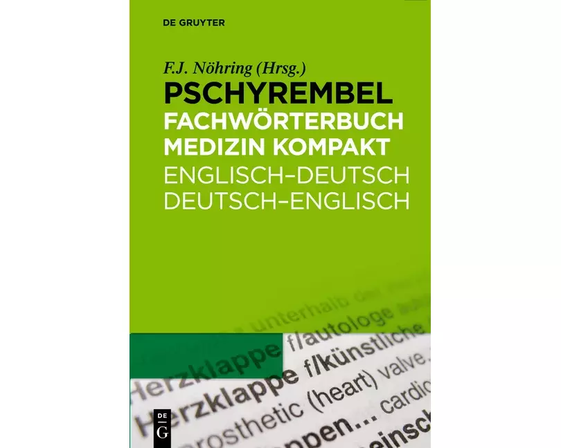 Pschyrembel Fachwörterbuch Medizin kompakt