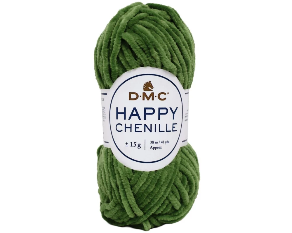 DMC Wolle Happy Chenille Grün, 38 m