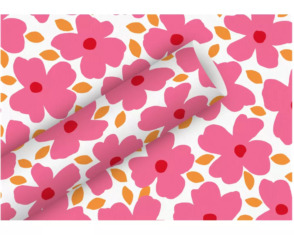 Braun + Company Geschenkpapier By Nature Poppy Pop Candy 2 m x 70 cm