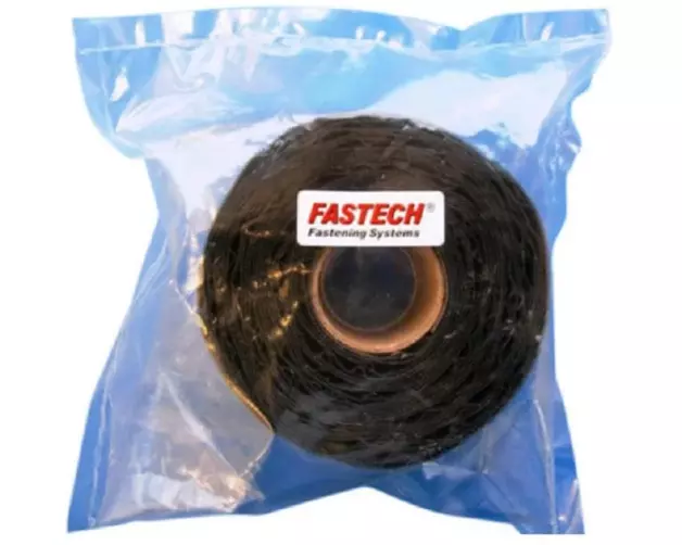 FASTECH Klettband Flausch Schwarz 50 mm x 5 m