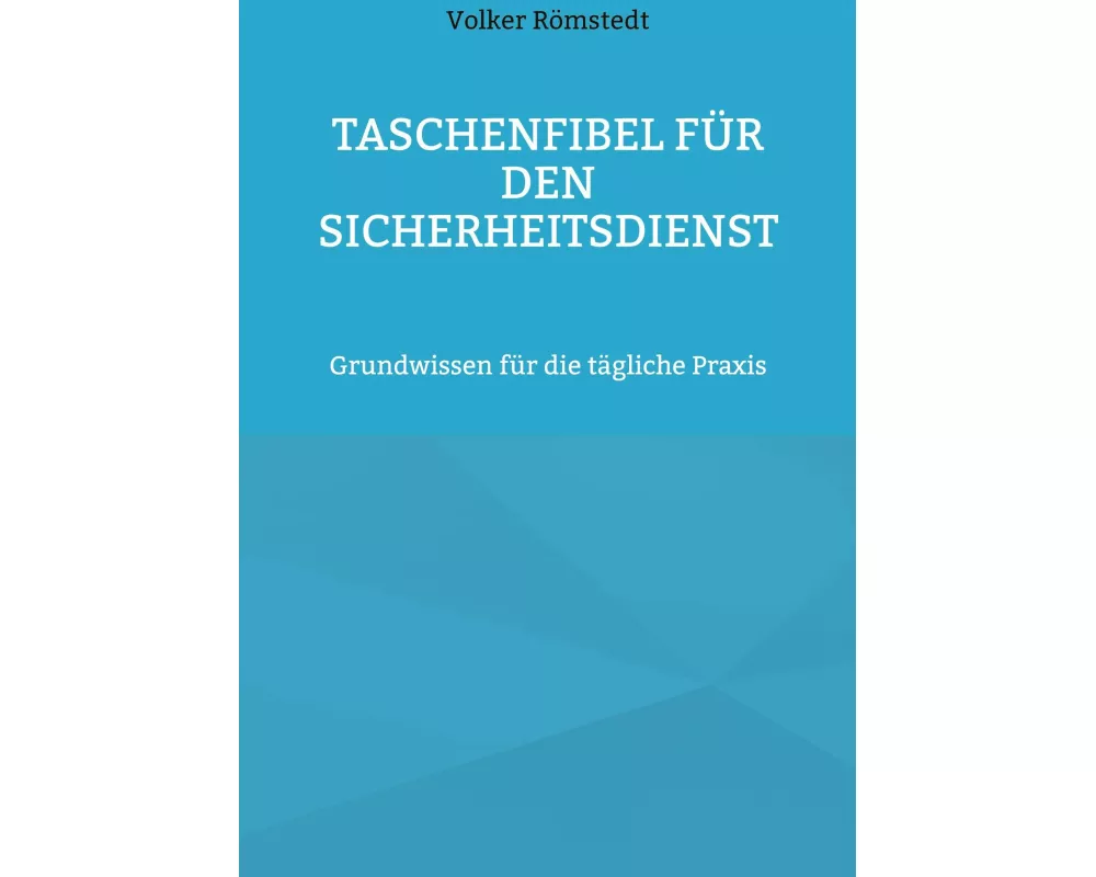 Taschenfibel für den Sicherheitsdienst