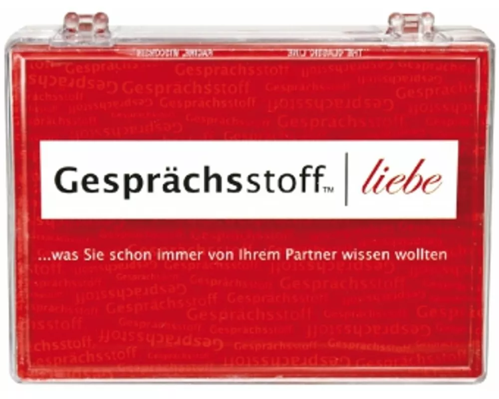 Gesprächsstoff Liebe