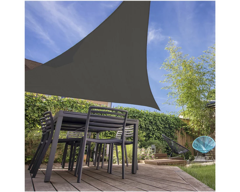 FS-STAR Sonnensegel 3.6x3.6 x 3.6m schwarz