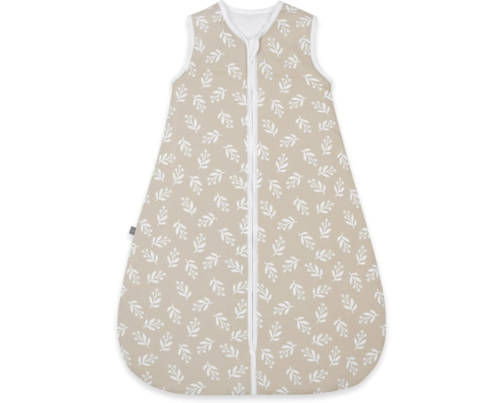 emma & noah Baby-Ganzjahresschlafsack Floral Sand 110 cm