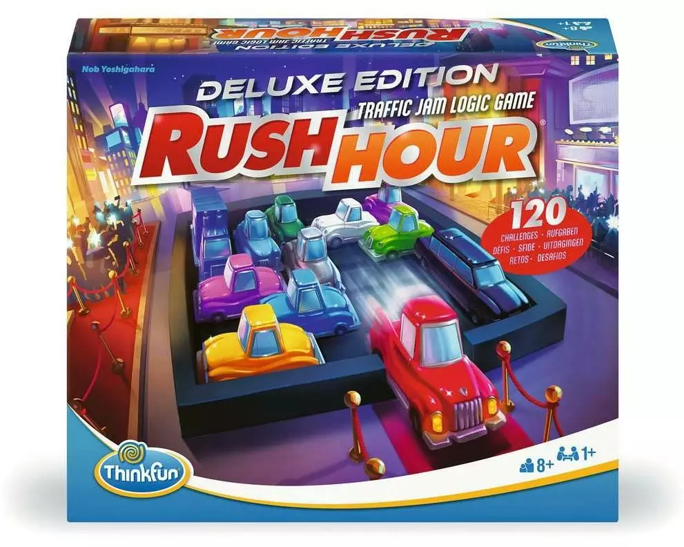 Thinkfun Rätselspiel Rush Hour Deluxe (DE/ EN/ FR/ ES/ IT/ NL/ PT)