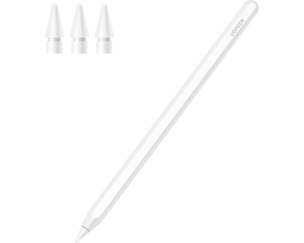 UGREEN Smart Stylus Pen for iPad 15910 Magnetic Charging, White