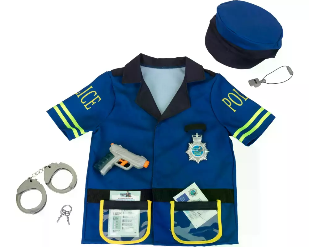 Klein-Toys Polizeikostüm mit Mütze