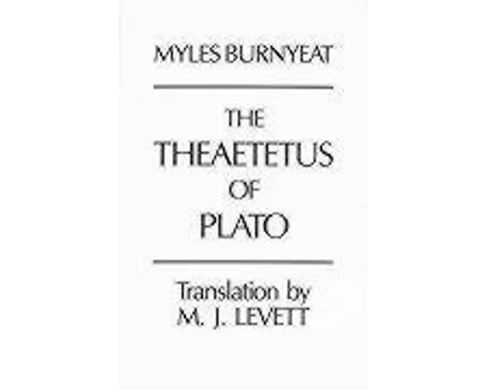 The Theaetetus of Plato