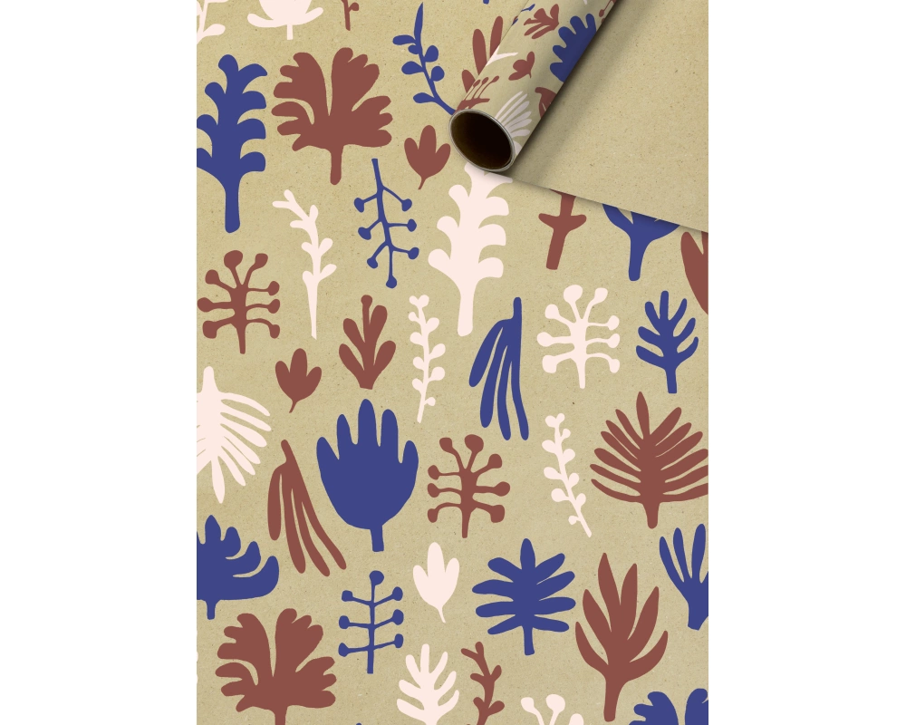 STEWO Geschenkpapier Tori 2528525740 blau 70x200cm