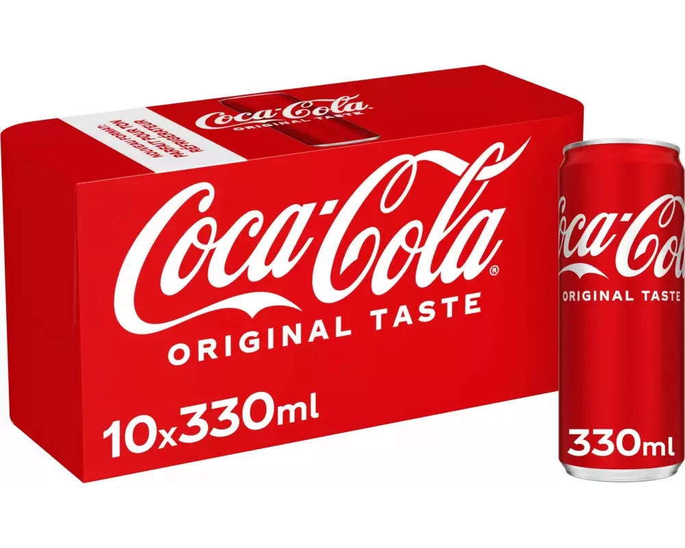 Coca Cola Soft-Drinks Fridgepack 10 x 0.33 l