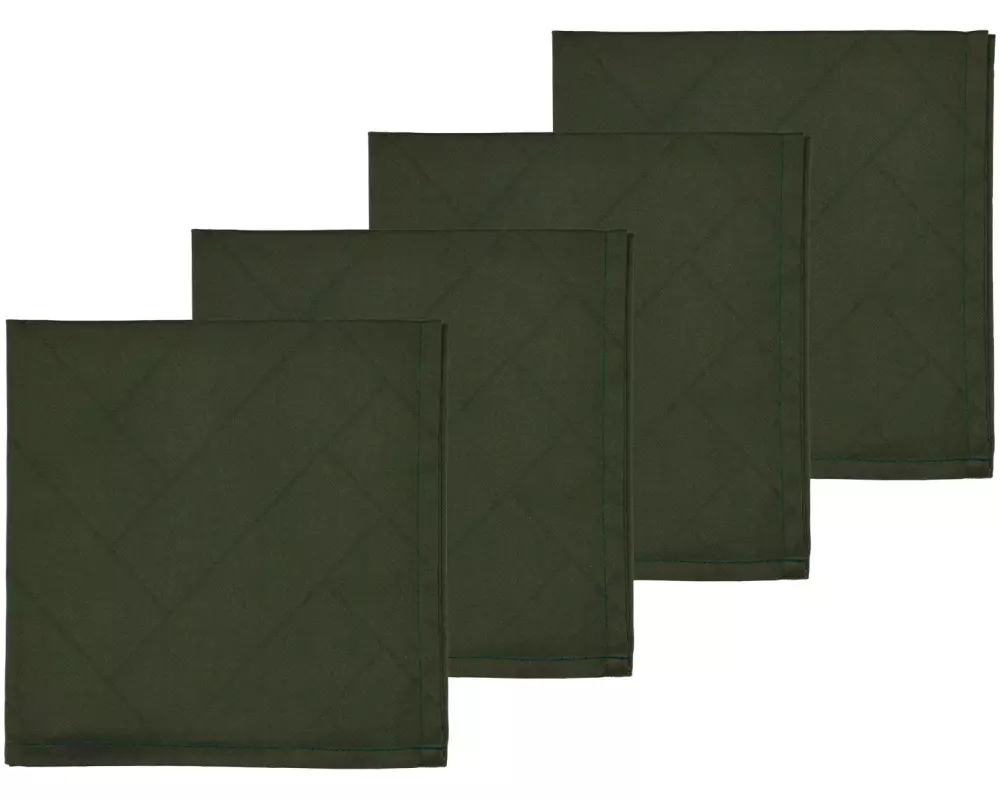 Södahl Stoffserviette Tiles 45 cm x 45 cm, 4 Stück, Grün