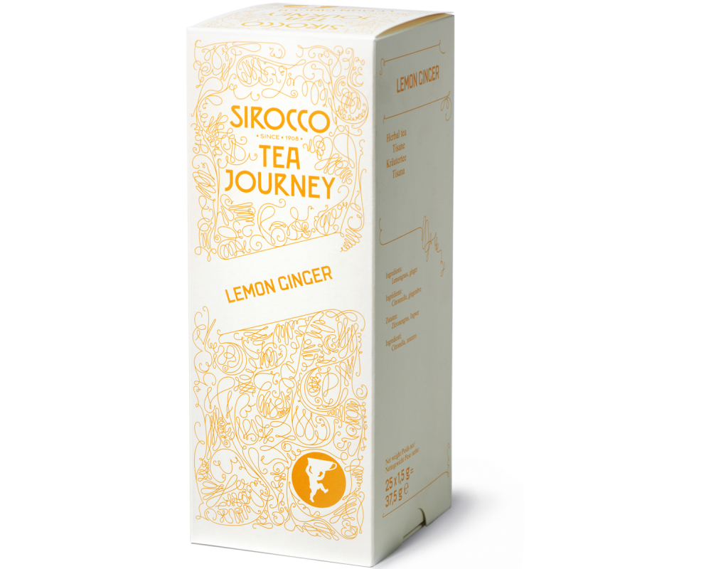 SIROCCO Lemon Ginger Tea 829 25 Pyramiden