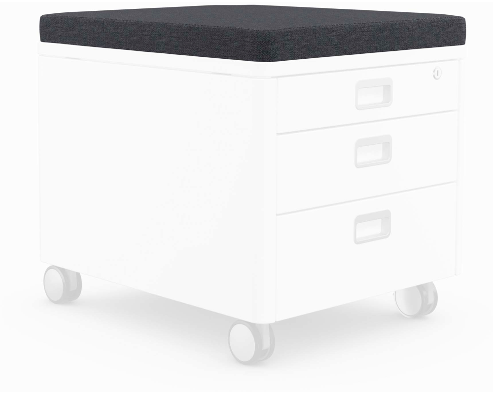 MOLL Sitzkissen 43x54x5cm 1002636-905 anthrazit, zu Rollcontainer