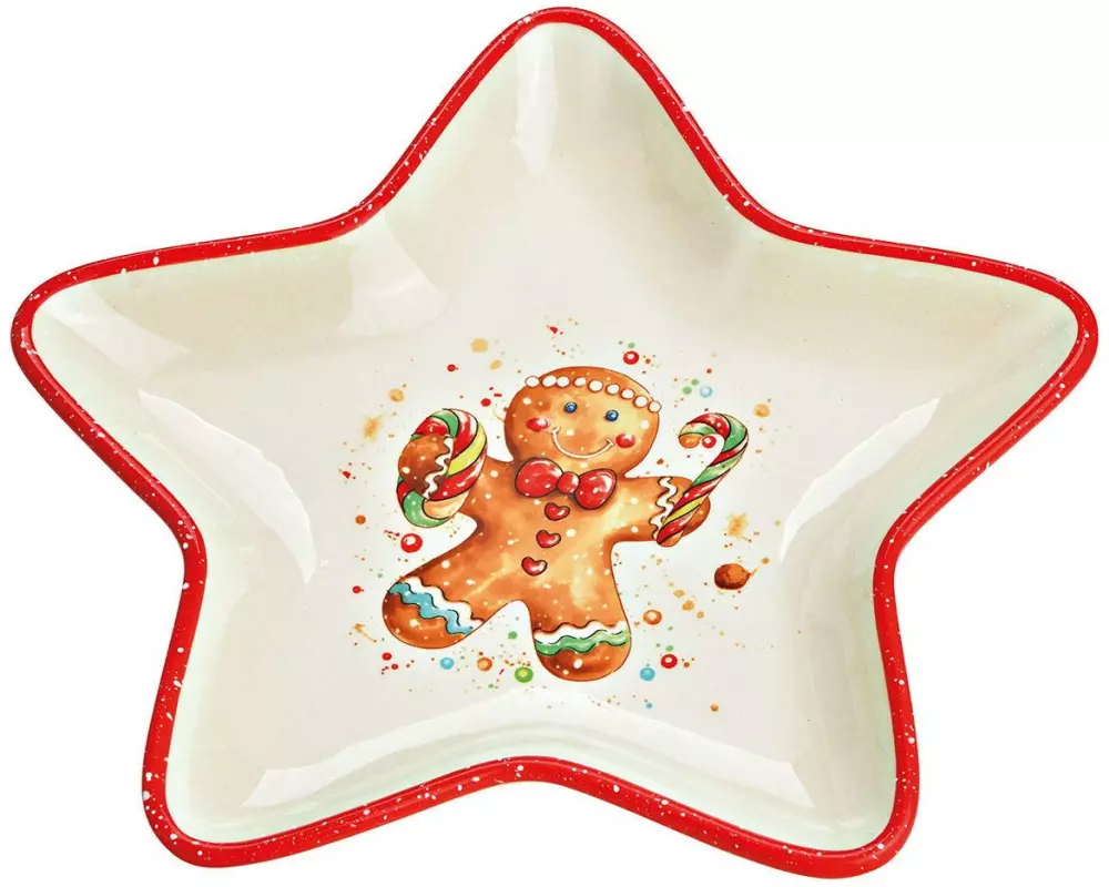 G. Wurm Teller Lebkuchenfigur 26 cm