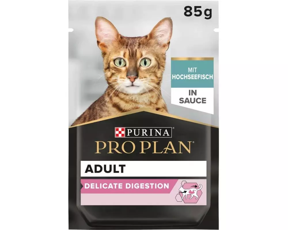 Purina Pro Plan Adult Delicate Digestion in Sauce mit Hochseefisch 26 x 85 g