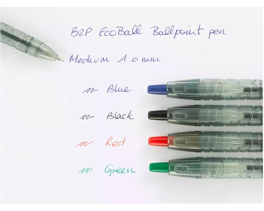 Pilot Kugelschreiber B2P Ecoball 1.0 mm, Mehrfarbig, 4 Stück
