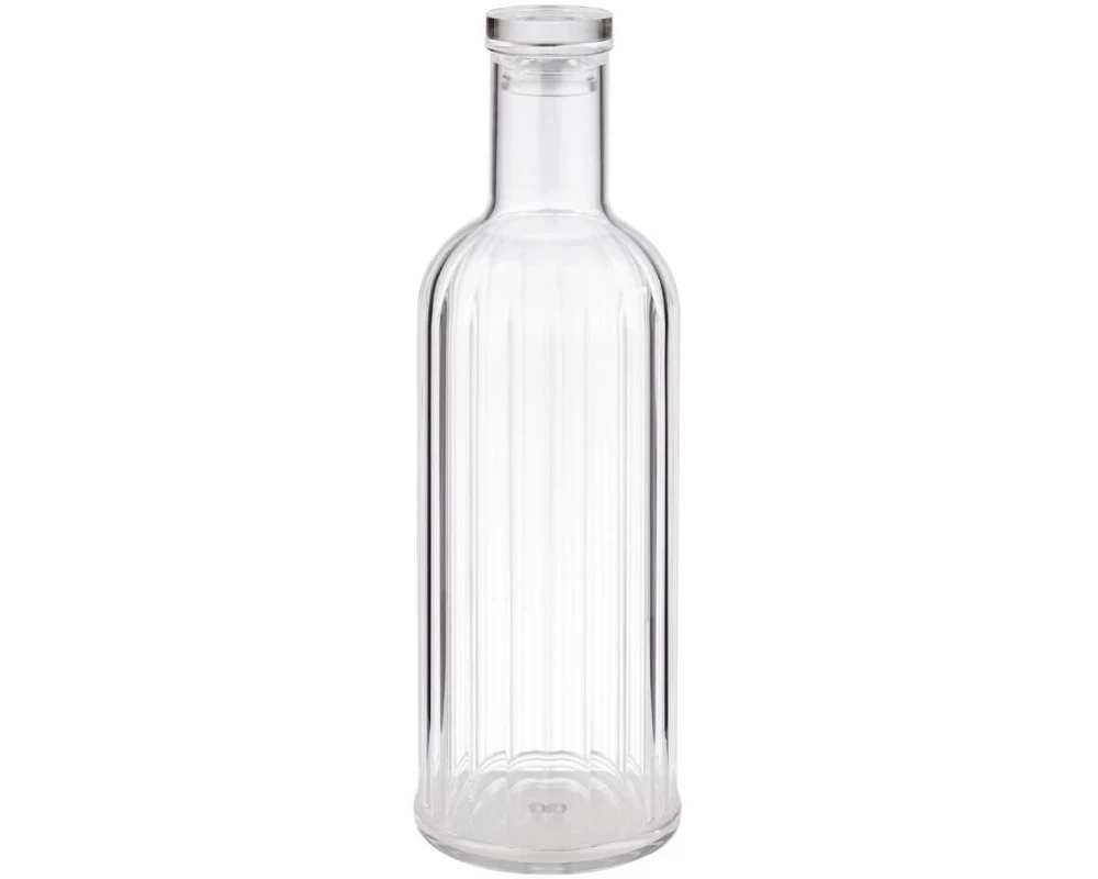 APS Flasche Stripes 1 Liter, Transparent
