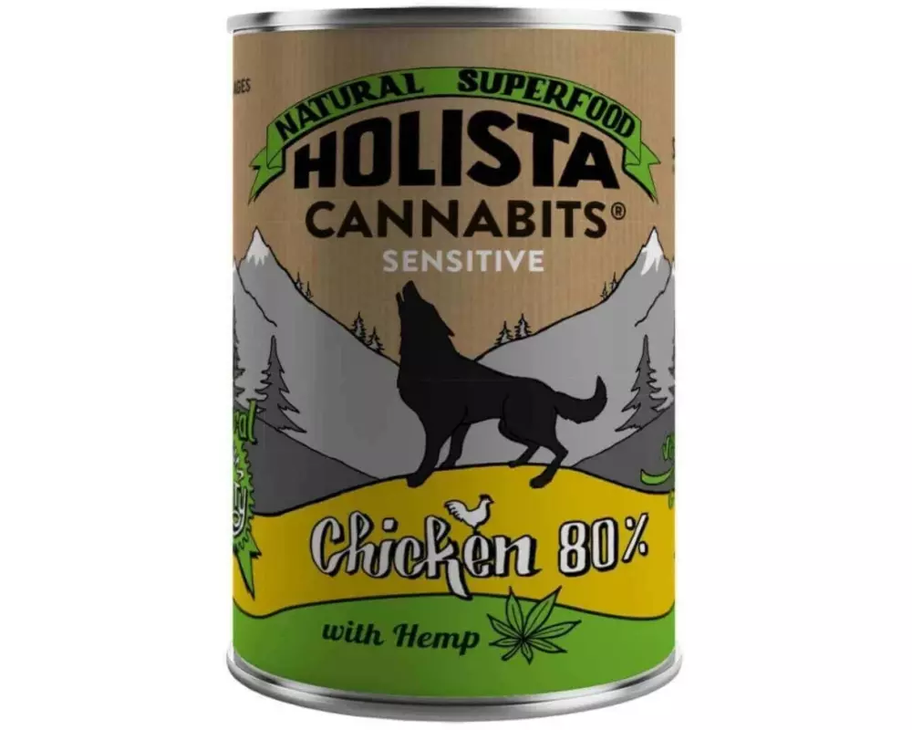 Sparrow Nassfutter Holista CannaBits Sensitive Huhn, 400g