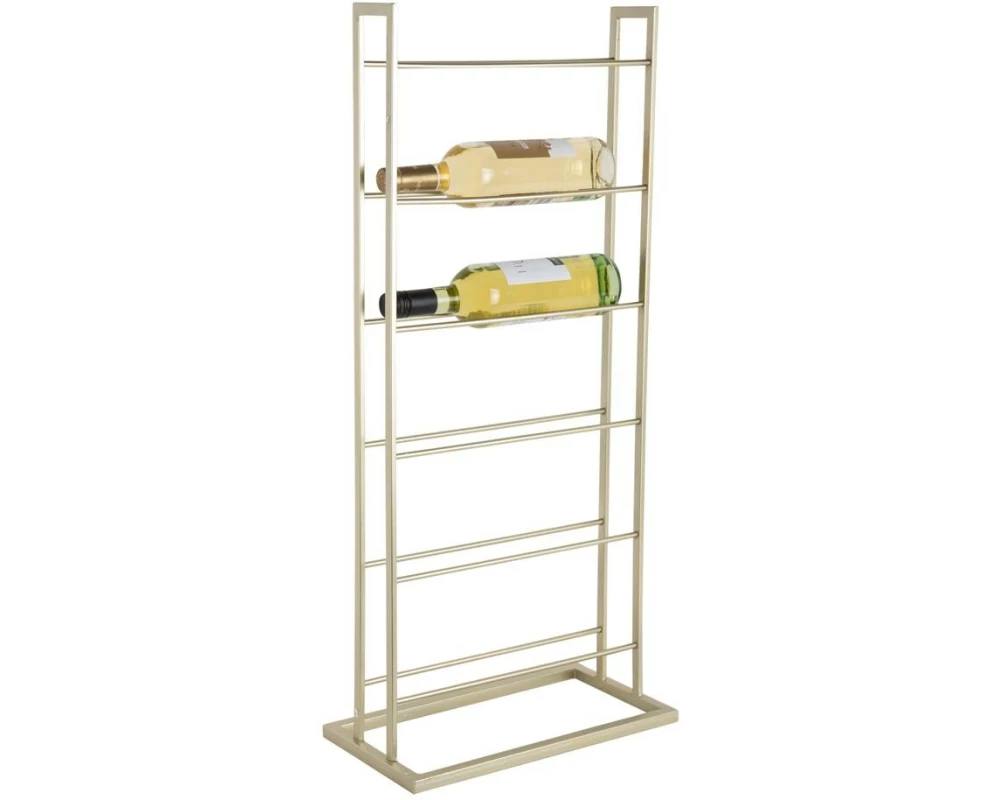 present time Weinregal Single Floor 84.5 x 20 cm, Gold