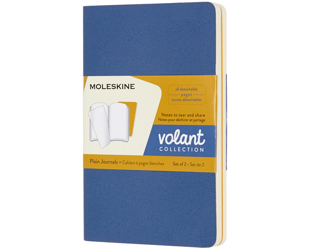 MOLESKINE Notizheft 2x 14x1.1x9cm 620589 blanko, korall/marine, 80 S.