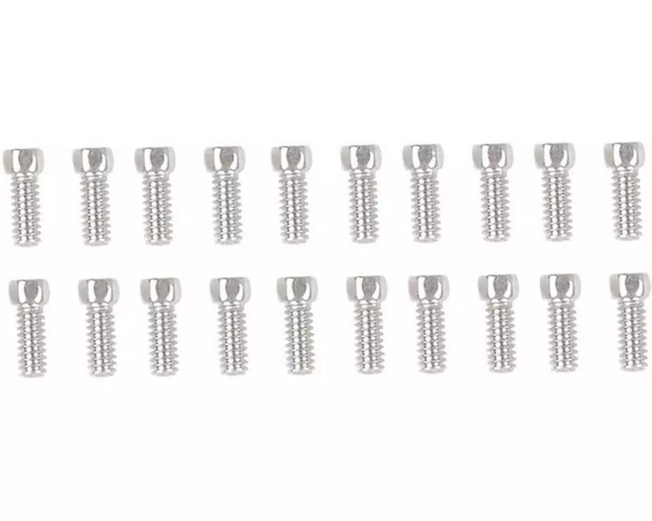 RC4WD Scale Hex Head Bolts M1.6 x 4 mm Silber