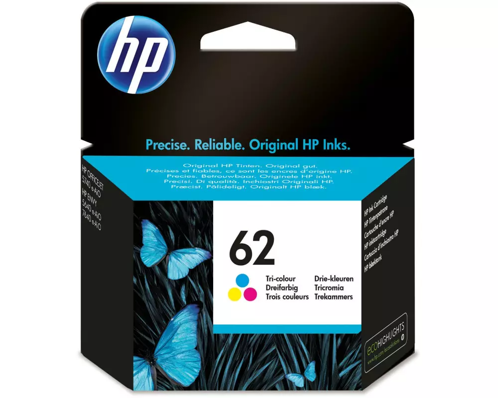 HP Tinte Nr. 62 (C2P06AE) Magenta/Yellow/Cyan