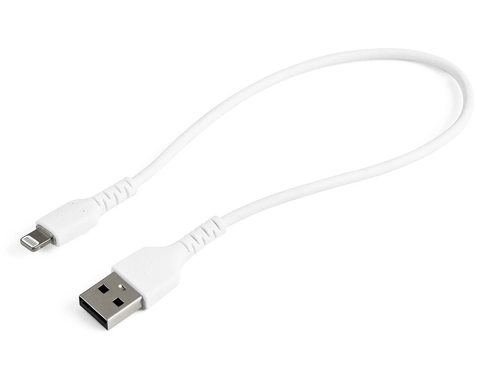 StarTech.com RUSBLTMM30CMW Kabel für Handys Weiß 0,3 m USB A Lightning