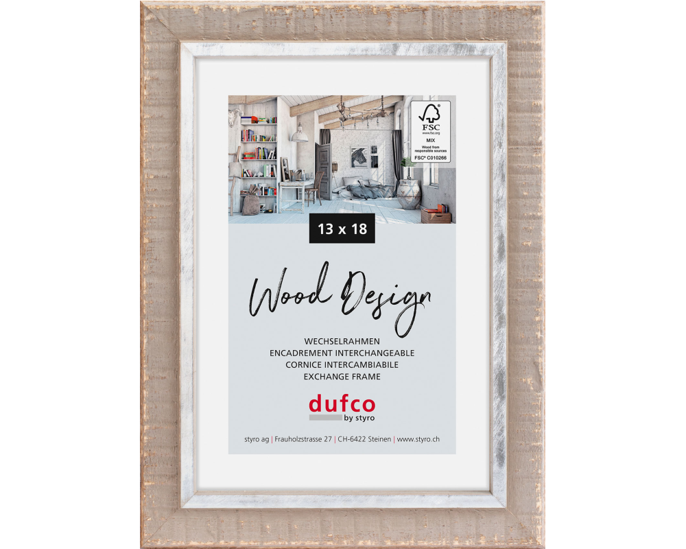 DUFCO Bilderrahmen Lima 13x18cm 1610.81121 taupe