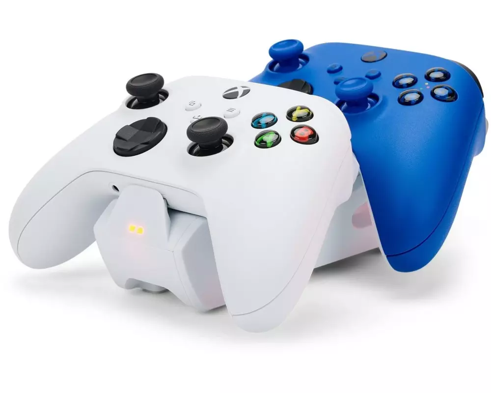 Power A Dual Charging Dock Weiss