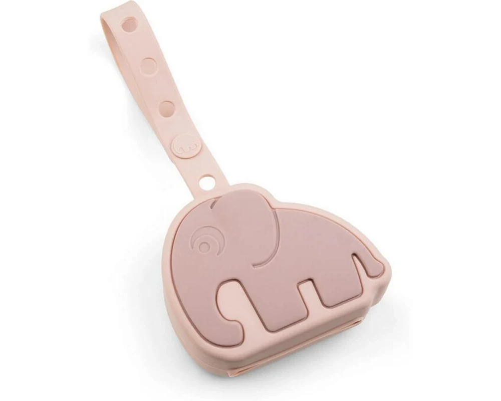 done by deer Schnullertäschchen aus Silikon Elphee Rosa